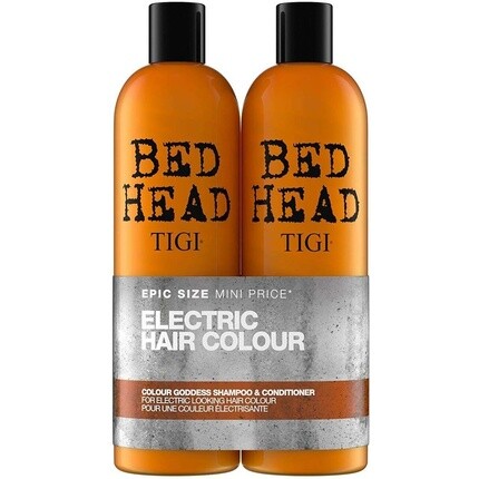 Bed Head Color Goddess Duo Pack для окрашенных волос, шампунь 750 мл и кондиционер 750 мл, Tigi
Bed Head Color Goddess Duo Pack для окрашенных волос, шампунь 750 мл и кондиционер 750 мл, Tigi
