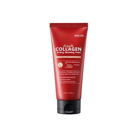 Очищающая пенка для лица, 120 мл Bergamo, Triple Collagen Firming Cleansing Foam
Очищающая пенка для лица, 120 мл Bergamo, Triple Collagen Firming Cleansing Foam