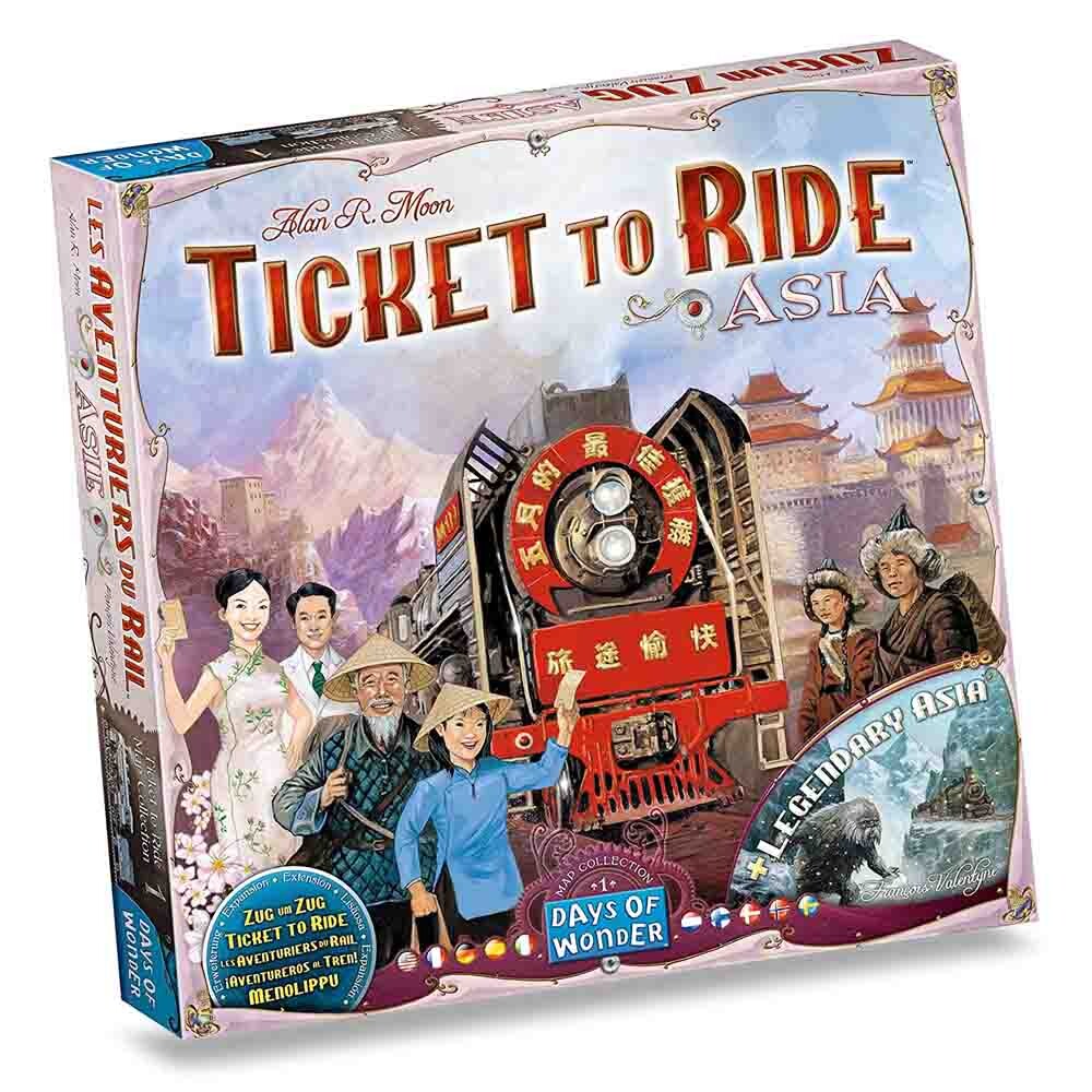 Дополнение для настольной игры Days Of Wonder: Ticket to Ride Asia 
Дополнение для настольной игры Days Of Wonder: Ticket to Ride Asia