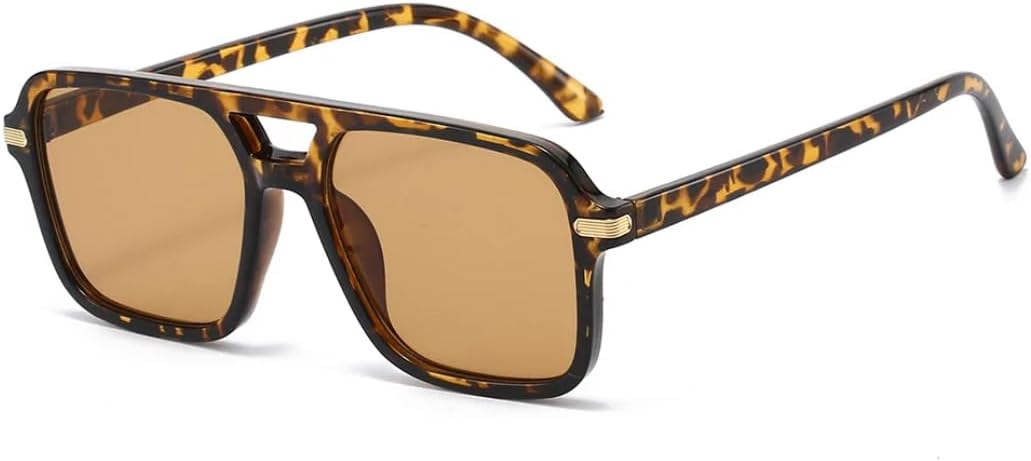 Ретро квадратные солнцезащитные очки с двойной дужкой для женщин, с леопардовым принтом, модные повседневные, для мужчин, с защитой от УФ-излучения UV400 UATXTAU, Leopard
Ретро квадратные солнцезащитные очки с двойной дужкой для женщин, с леопардовым принтом, модные повседневные, для мужчин, с защитой от УФ-излучения UV400 UATXTAU, Leopard