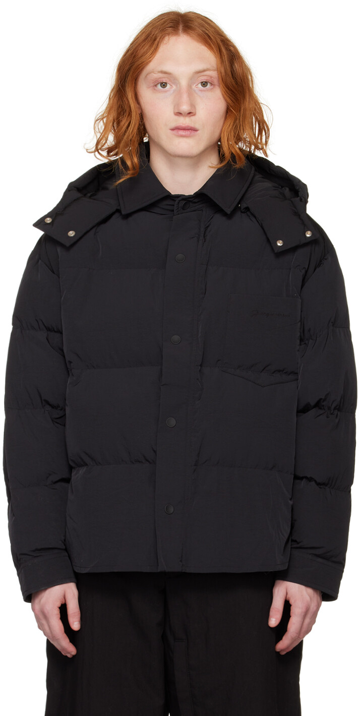Черный пуховик Le Papier 'La Doudoune Chemise' Jacquemus 
Черный пуховик Le Papier 'La Doudoune Chemise' Jacquemus