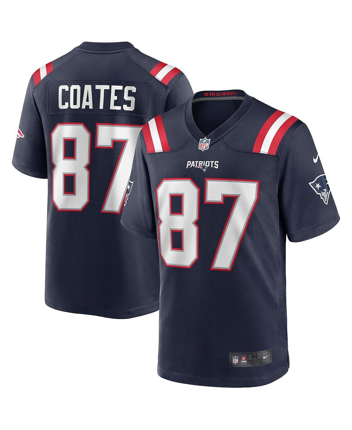 Мужская футболка ben coates navy new england patriots game для пенсионеров Nike, синий
Мужская футболка ben coates navy new england patriots game для пенсионеров Nike, синий