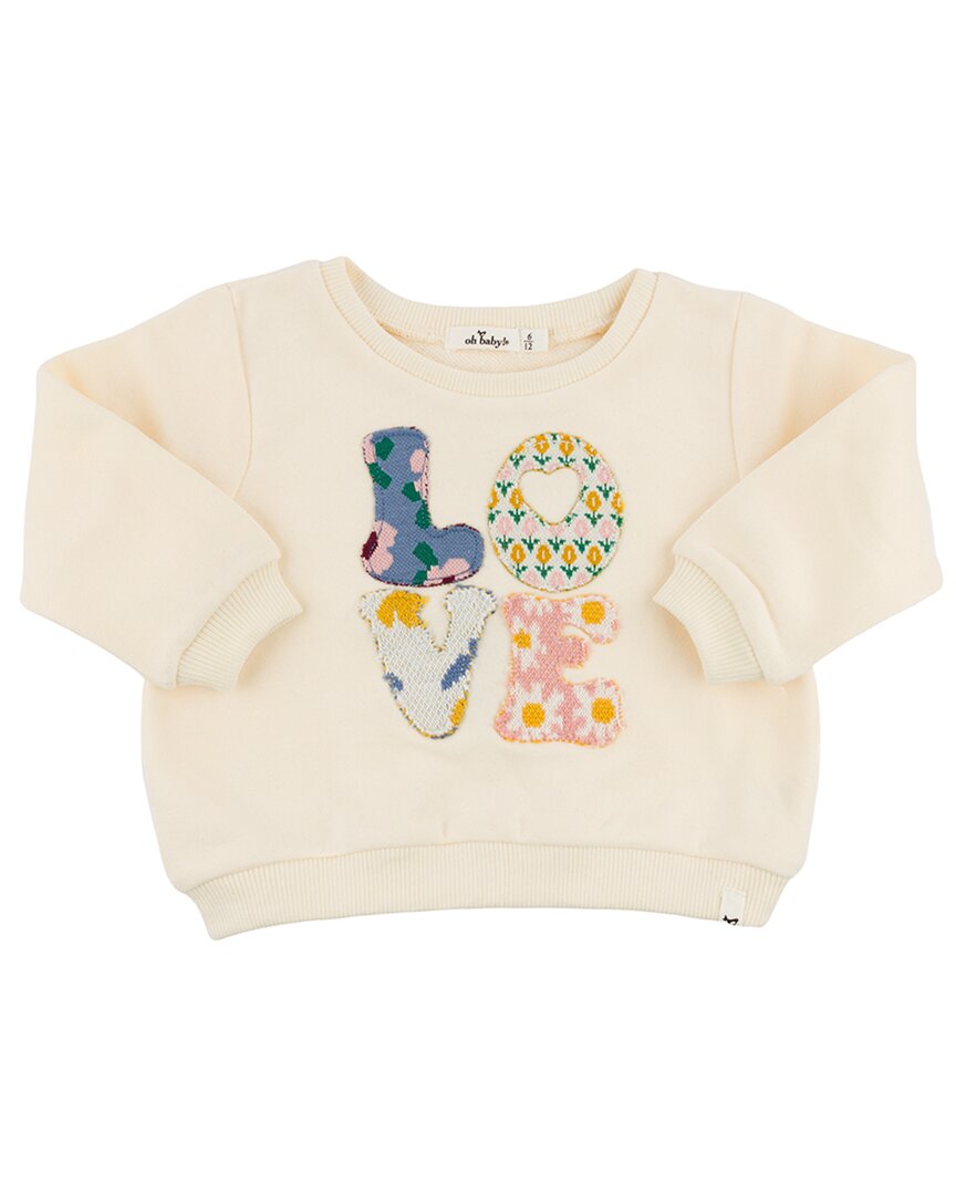 О детка! Стеганый свитшот Brooklyn Boxy с аппликацией Love Oh baby!, белый
О детка! Стеганый свитшот Brooklyn Boxy с аппликацией Love Oh baby!, белый