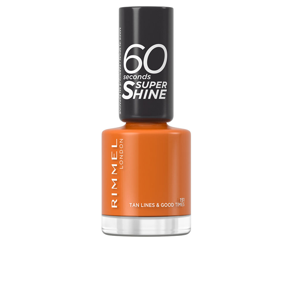 Лак для ногтей 60 seconds super shine Rimmel london, 8 мл, 151-tan lines & good times
Лак для ногтей 60 seconds super shine Rimmel london, 8 мл, 151-tan lines & good times