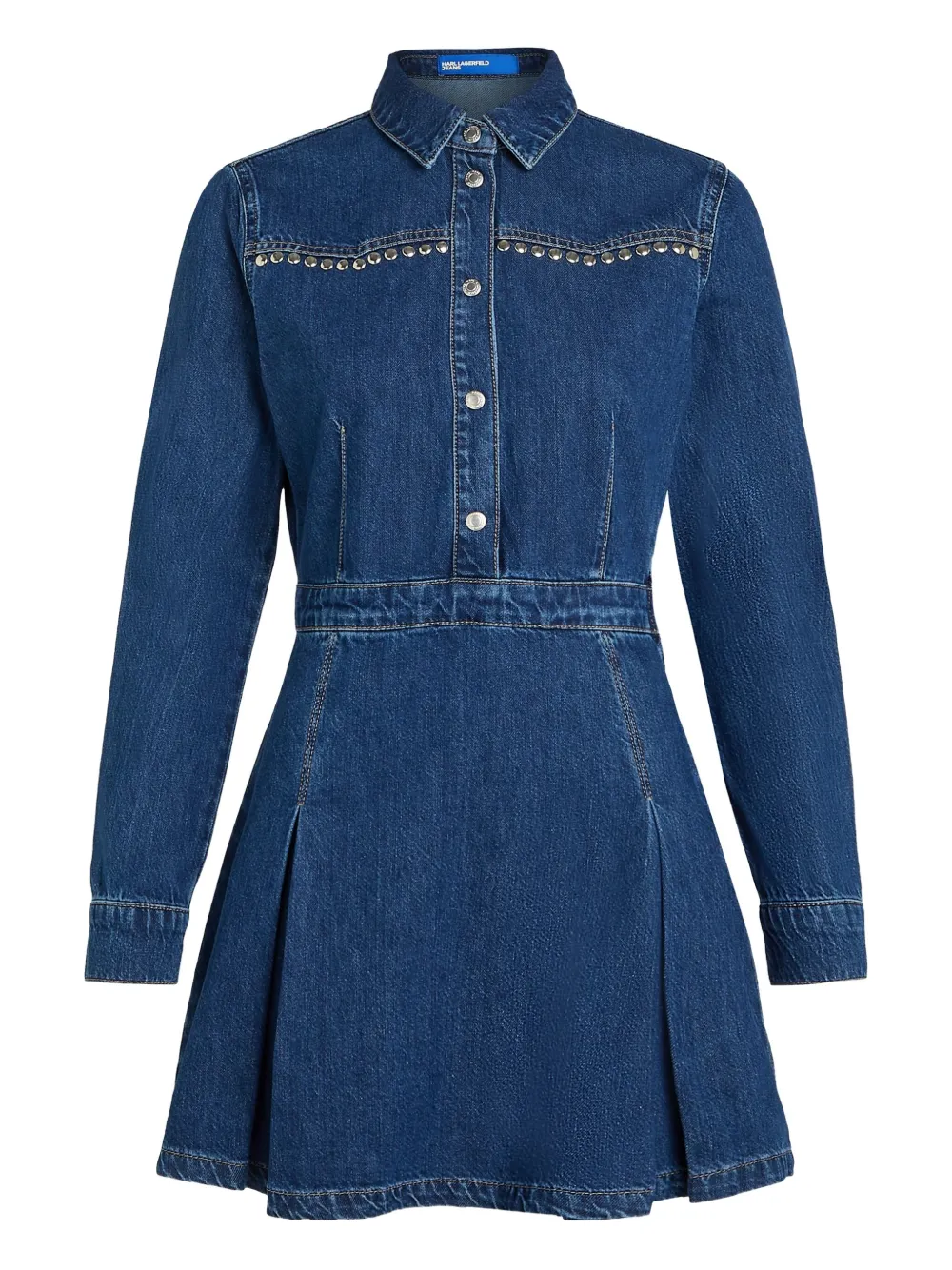 Джинсовое платье с заклепками Karl Lagerfeld Jeans, синий
Джинсовое платье с заклепками Karl Lagerfeld Jeans, синий