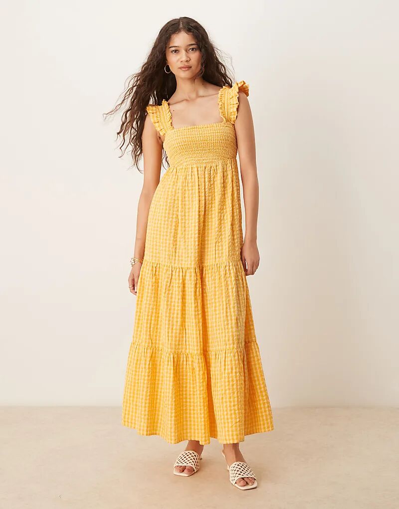 Платье-миди «Nobody's Child Maya» в желтую клетку
Платье-миди «Nobody's Child Maya» в желтую клетку
