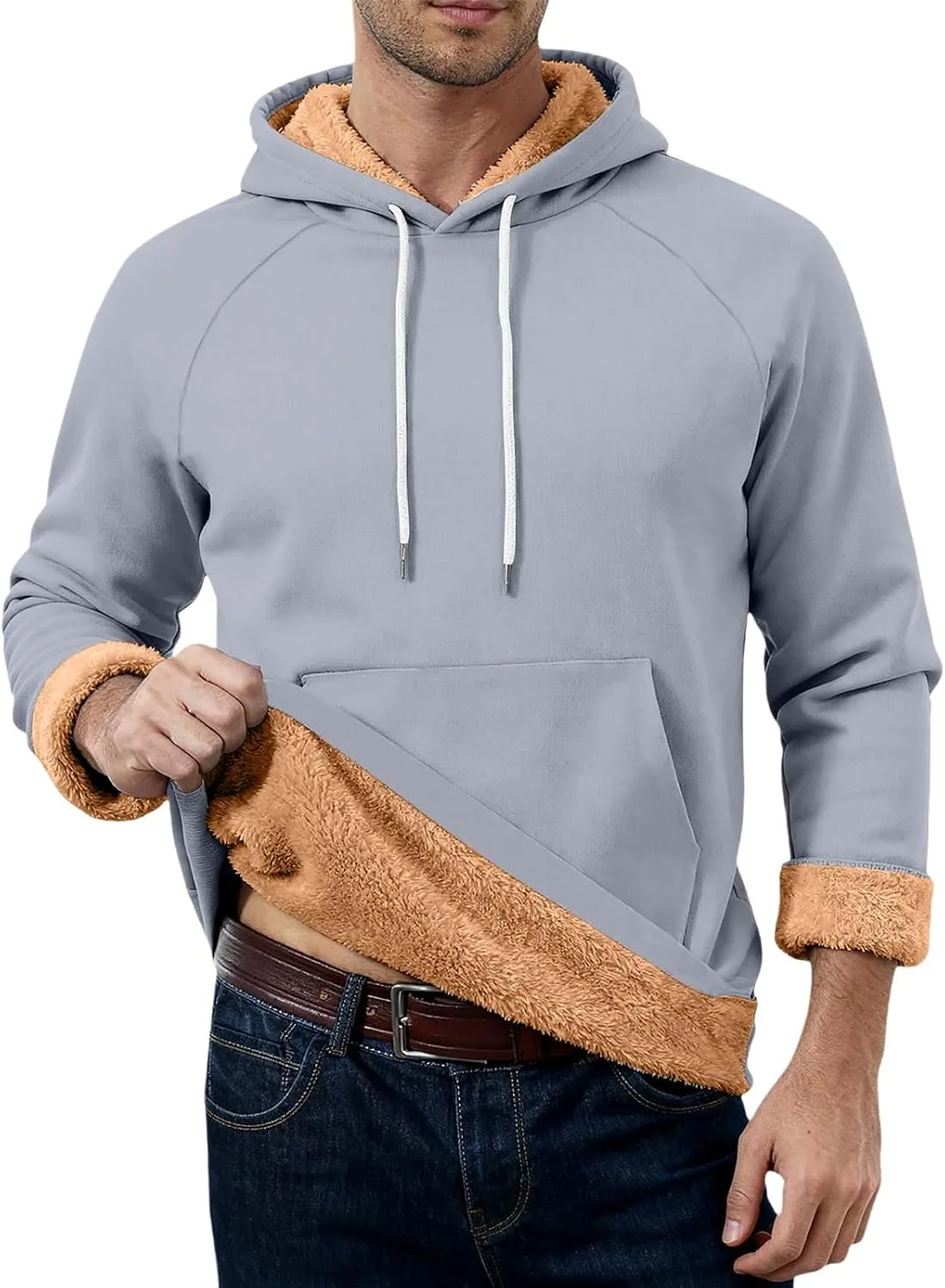 Мужская толстовка с капюшоном на флисе Sherpa, утепленная
Мужская толстовка с капюшоном на флисе Sherpa, утепленная