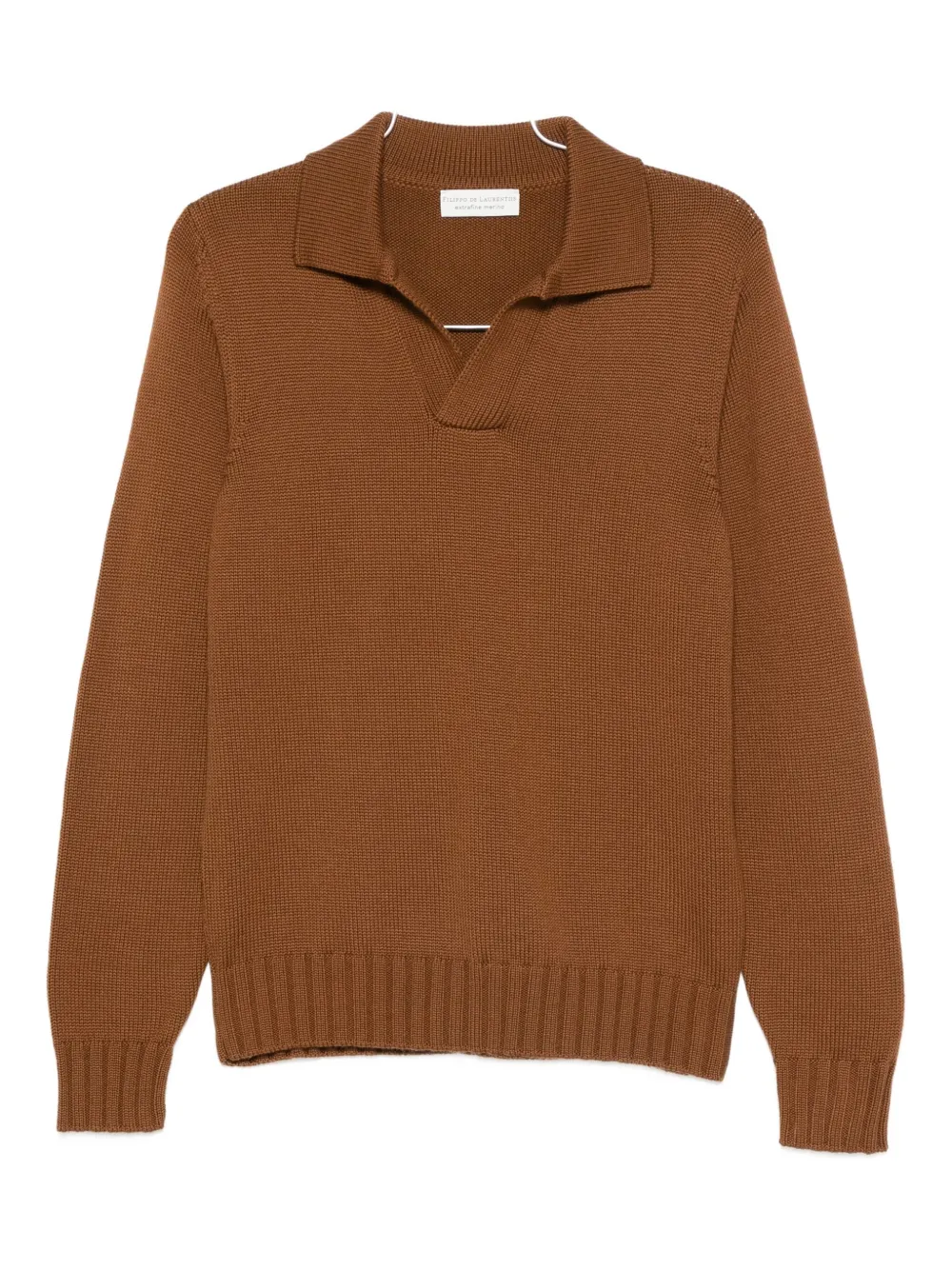 Шерстяной свитер с воротником поло Filippo De Laurentiis, коричневый
Шерстяной свитер с воротником поло Filippo De Laurentiis, коричневый