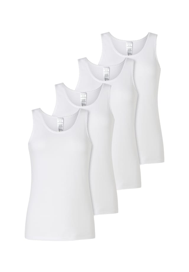 Майка/Топ 4 шт. в упаковке современный хлопок 95/5 Schiesser, белый
Майка/Топ 4 шт. в упаковке современный хлопок 95/5 Schiesser, белый