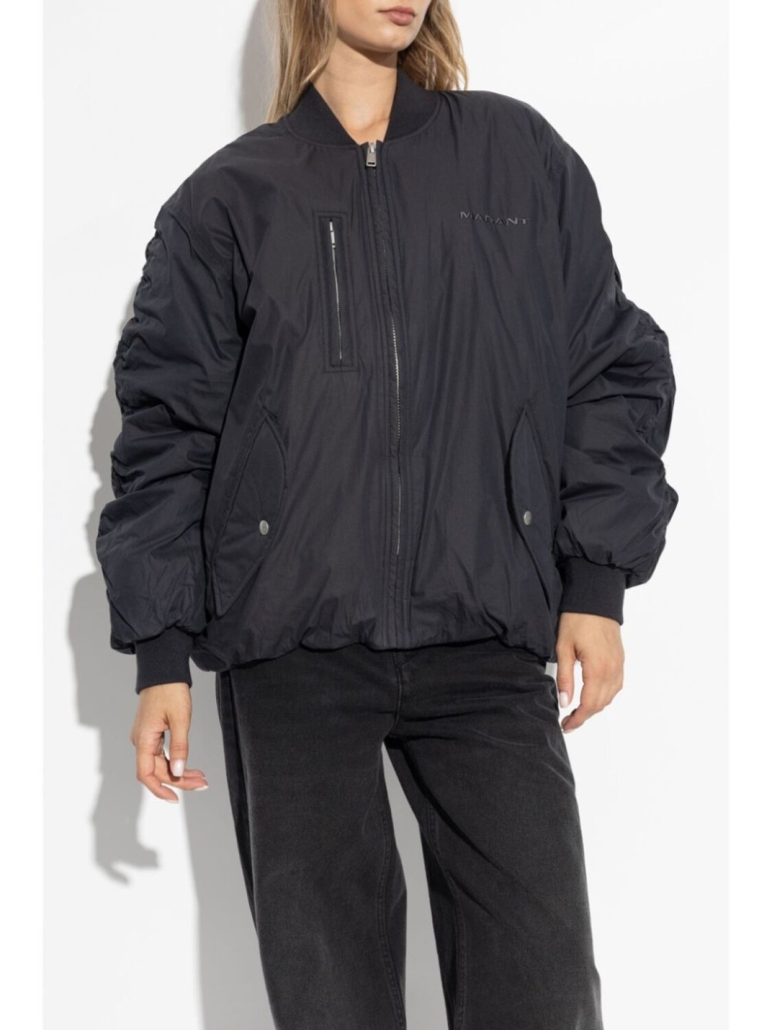 MARANT ÉTOILE куртка-бомбер с вышитым логотипом, черный
MARANT ÉTOILE куртка-бомбер с вышитым логотипом, черный