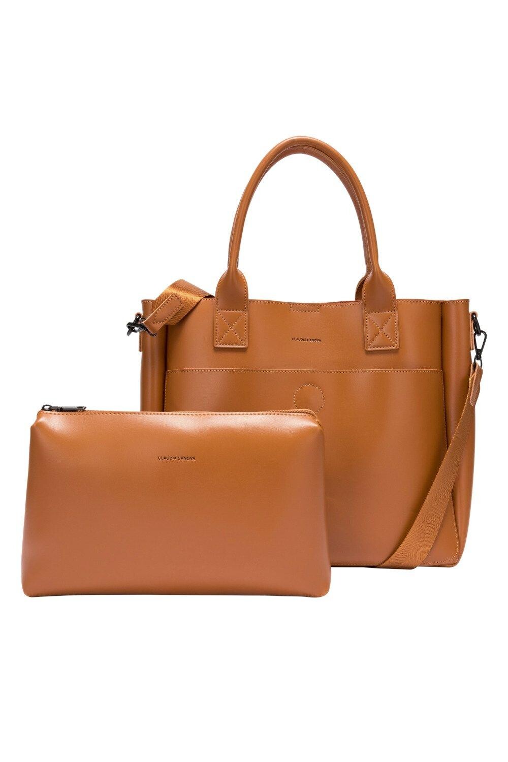 Сумка-тоут с одним карманом Amilia Xl Claudia Canova, коричневый
Сумка-тоут с одним карманом Amilia Xl Claudia Canova, коричневый