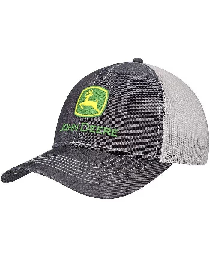 Мужская черная регулируемая кепка John Deere Classic Trucker Top Of The World, черный
Мужская черная регулируемая кепка John Deere Classic Trucker Top Of The World, черный