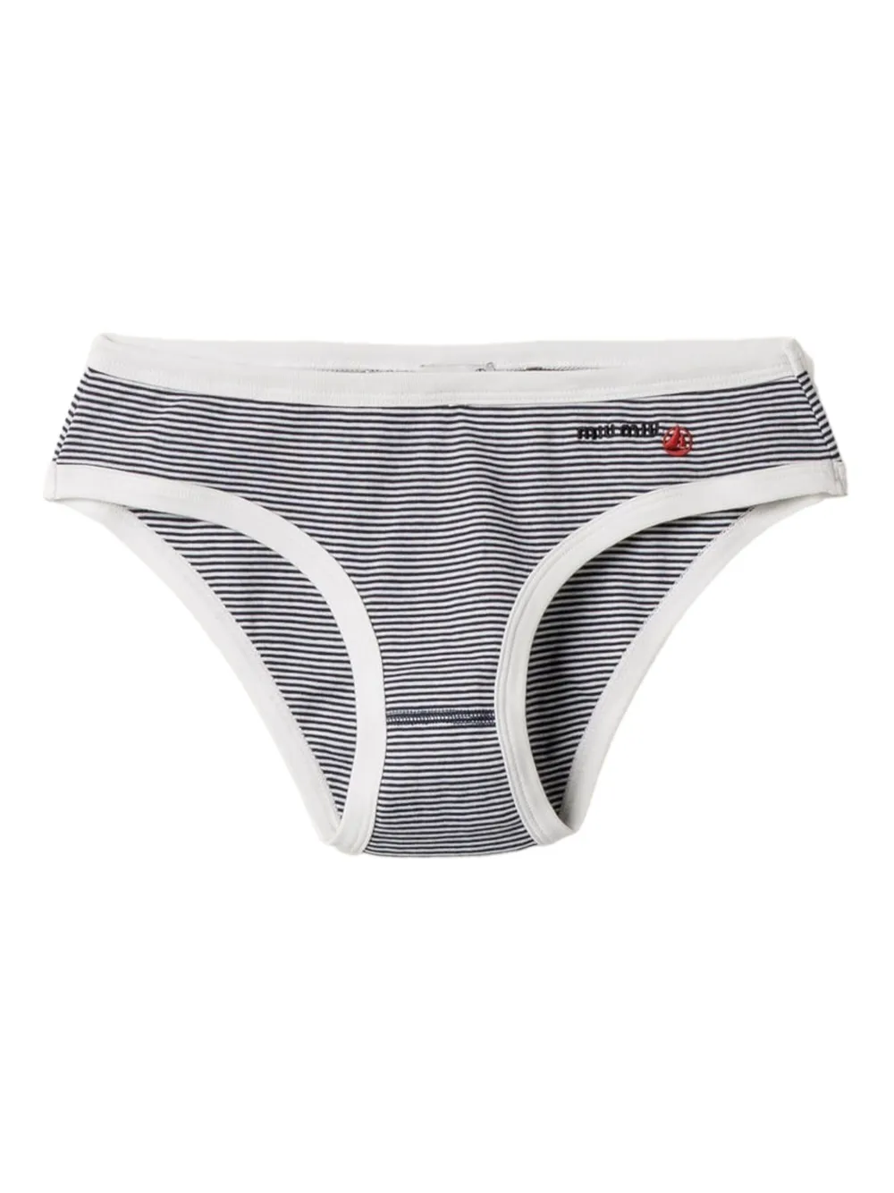 Трусы-брифы из коллаборации с Petit Bateau Miu Miu, синий
Трусы-брифы из коллаборации с Petit Bateau Miu Miu, синий