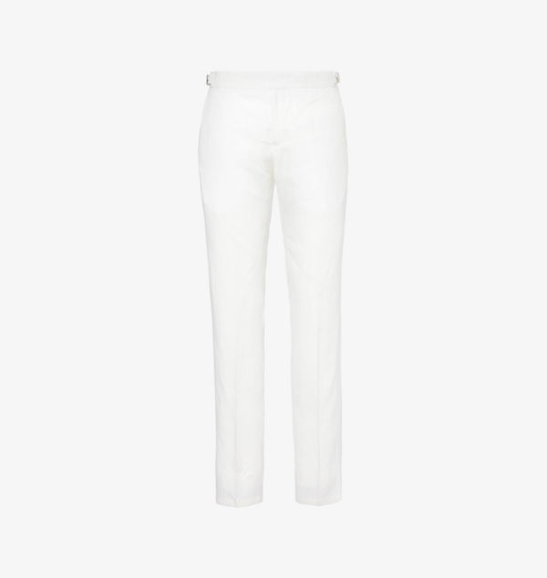 Узкие прямые льняные брюки Griffon Orlebar Brown, белый
Узкие прямые льняные брюки Griffon Orlebar Brown, белый