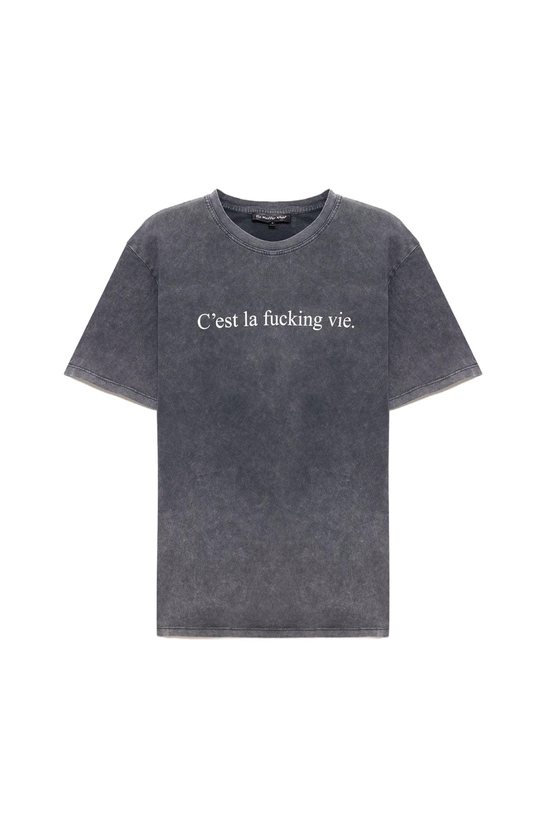 No Matter What Футболка в цвете базальтовый серый
No Matter What Футболка в цвете базальтовый серый