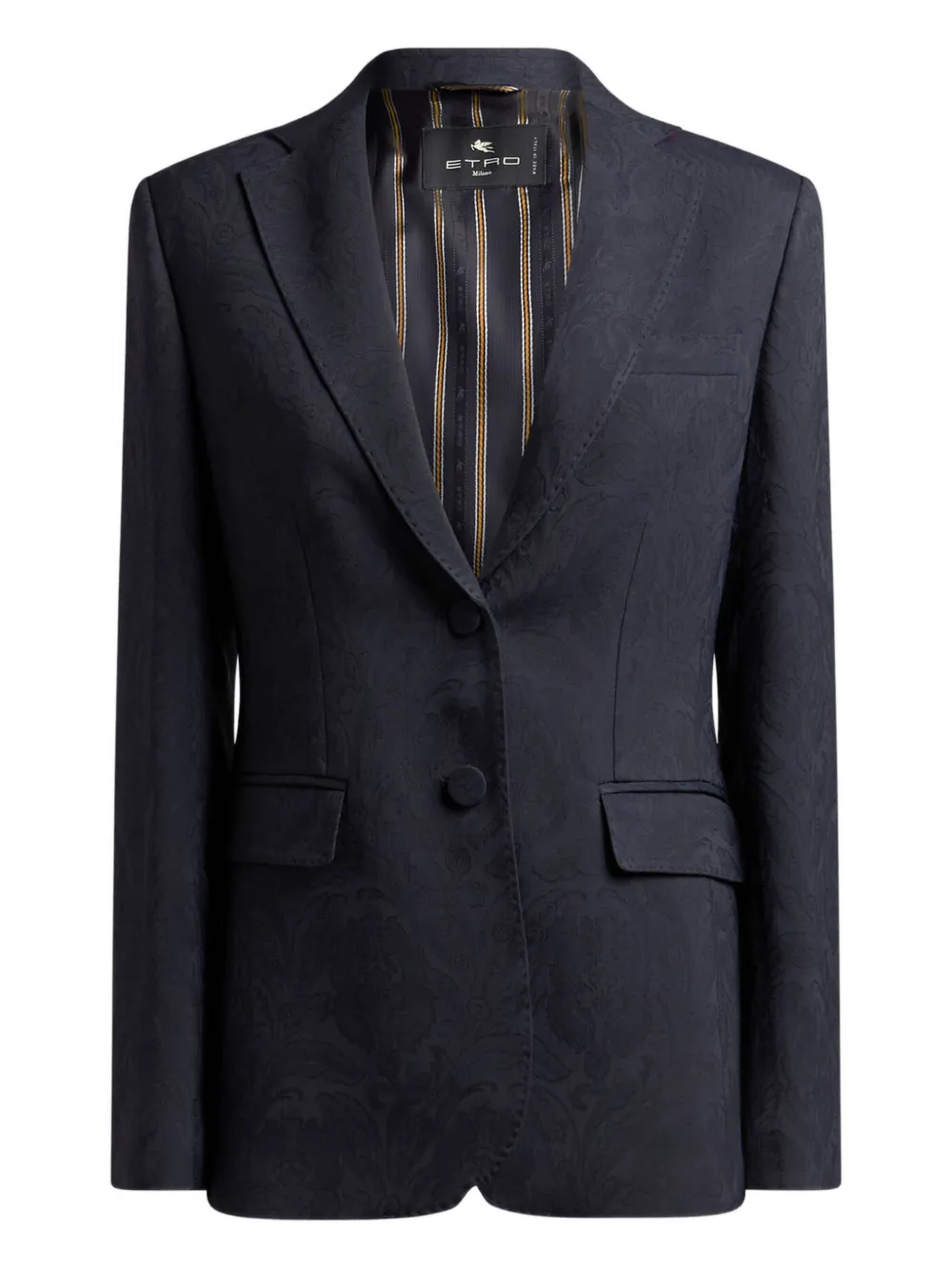 Блейзер из кадди с узором "пейсли" Etro, синий
Блейзер из кадди с узором "пейсли" Etro, синий