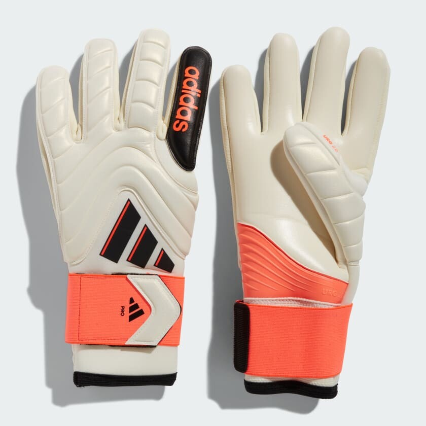 Вратарские перчатки adidas Copa Pro Goalkeeper Gloves, кремовый/оранжево-красный/черный
Вратарские перчатки adidas Copa Pro Goalkeeper Gloves, кремовый/оранжево-красный/черный