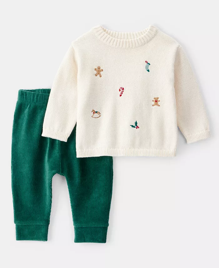 Детский комплект для мальчиков: свитер и штаны с принтом, 2 предмета Carter'S, белый
Детский комплект для мальчиков: свитер и штаны с принтом, 2 предмета Carter'S, белый