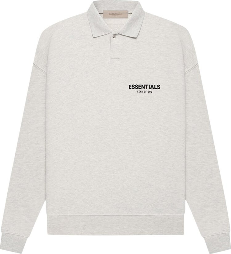 Лонгслив Fear of God Essentials Long-Sleeve Polo 'Light Oatmeal', серый
Лонгслив Fear of God Essentials Long-Sleeve Polo 'Light Oatmeal', серый