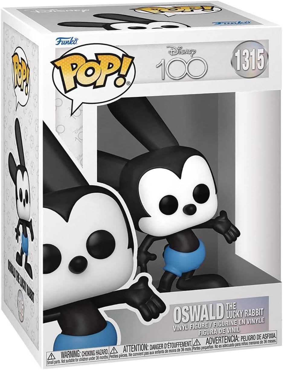 Фигурка Funko Pop! Disney 100: Oswald The Lucky Rabbit (в комплекте с защитным чехлом Pop Box)
Фигурка Funko Pop! Disney 100: Oswald The Lucky Rabbit (в комплекте с защитным чехлом Pop Box)