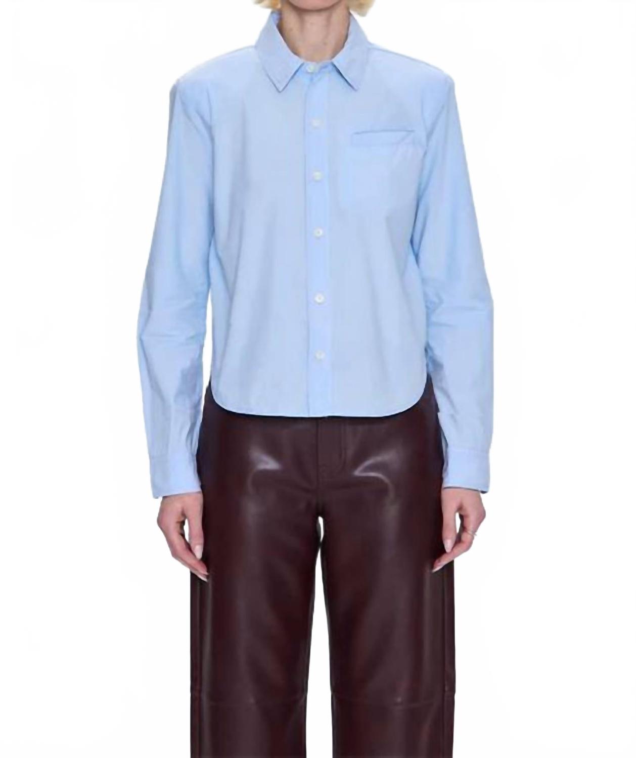 Рубашка на пуговицах Ines синего цвета Pistola, синий
Рубашка на пуговицах Ines синего цвета Pistola, синий