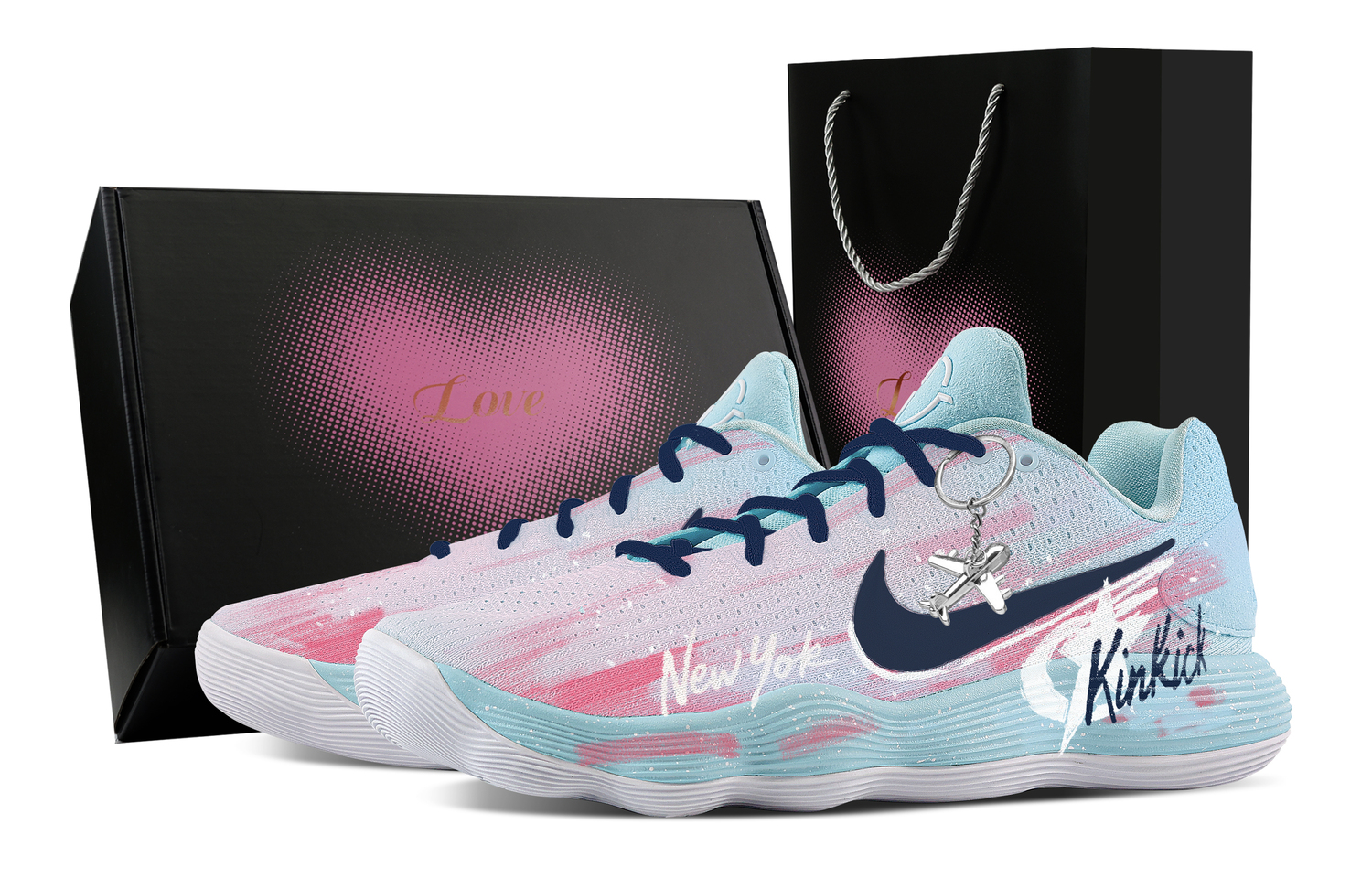 Nike Кроссовки баскетбольные мужские Hyperdunk 2017 Knicks Pink Alley, Love Gift Box, низкие, амортизация, поддержка, покрытие
Nike Кроссовки баскетбольные мужские Hyperdunk 2017 Knicks Pink Alley, Love Gift Box, низкие, амортизация, поддержка, покрытие