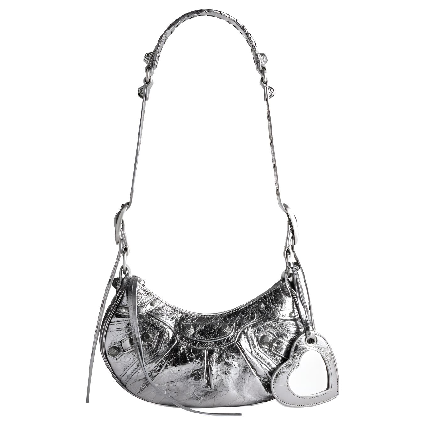 Balenciaga Сумка через плечо Le Cagole Xs Metallized Silver
Balenciaga Сумка через плечо Le Cagole Xs Metallized Silver