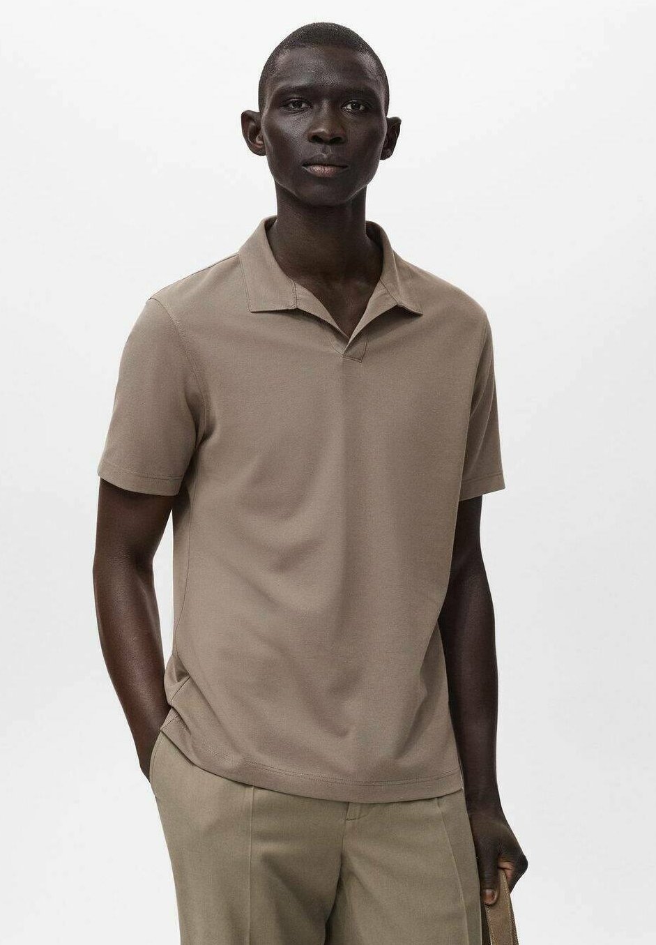 Рубашка поло Mango, коричневый
Рубашка поло Mango, коричневый