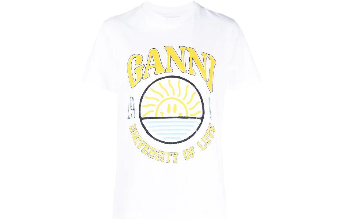 Ganni Футболки серии «Университет любви» женские, белые, с круглым вырезом, средней расцветки, другие варианты, Белый, Ganni Футболки серии «Университет любви» женские, белые, с круглым вырезом, средней расцветки, другие варианты
Ganni Футболки серии «Университет любви» женские, белые, с круглым вырезом, средней расцветки, другие варианты, Белый, Ganni Футболки серии «Университет любви» женские, белые, с круглым вырезом, средней расцветки, другие варианты