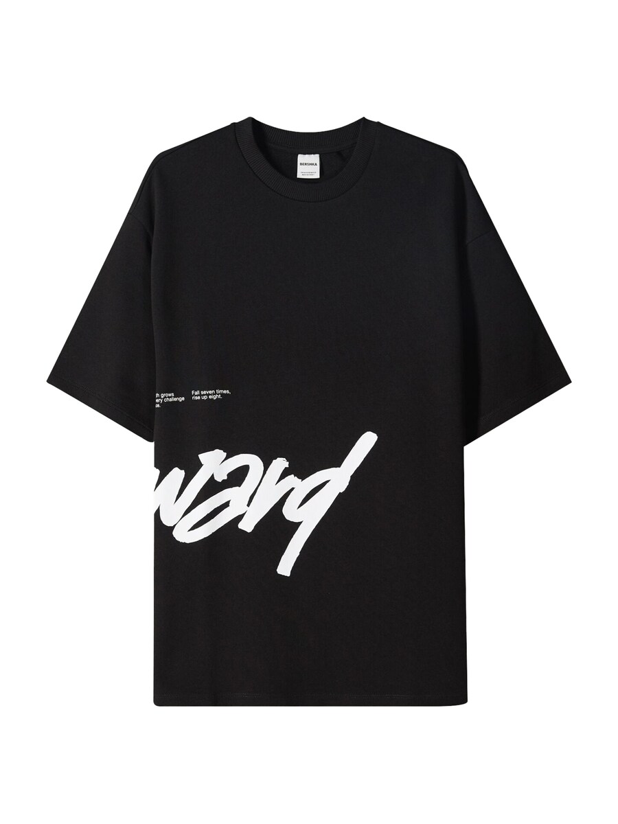 Рубашка Bershka, черный
Рубашка Bershka, черный