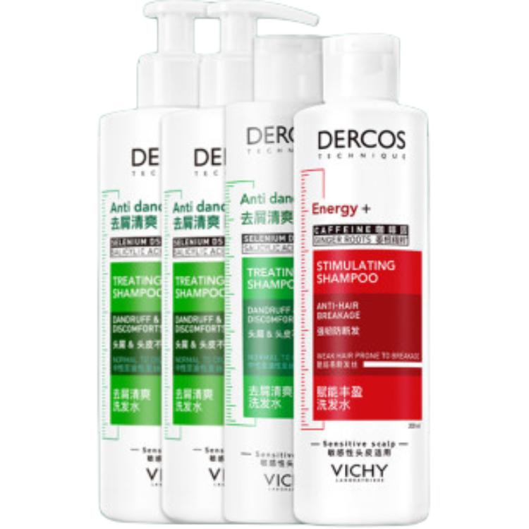Набор для лечения перхоти освежающий шампунь для объема очищающий с мятой 390мл+200мл+50мл Vichy, four-piece set
Набор для лечения перхоти освежающий шампунь для объема очищающий с мятой 390мл+200мл+50мл Vichy, four-piece set