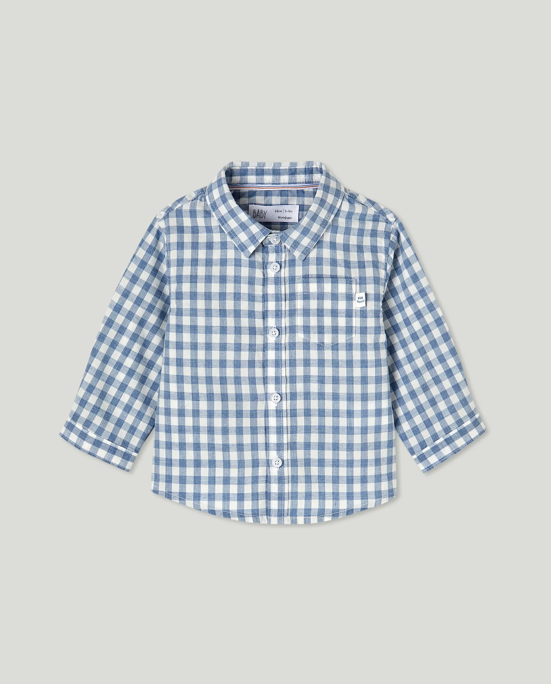 Детская рубашка с длинным рукавом в клетку оксфорд Baby El Corte Inglés, синий
Детская рубашка с длинным рукавом в клетку оксфорд Baby El Corte Inglés, синий