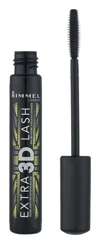 Утолщающая и удлиняющая тушь Rimmel Extra 3D Lash, оттенок 003 Extreme Black 8 мл
Утолщающая и удлиняющая тушь Rimmel Extra 3D Lash, оттенок 003 Extreme Black 8 мл