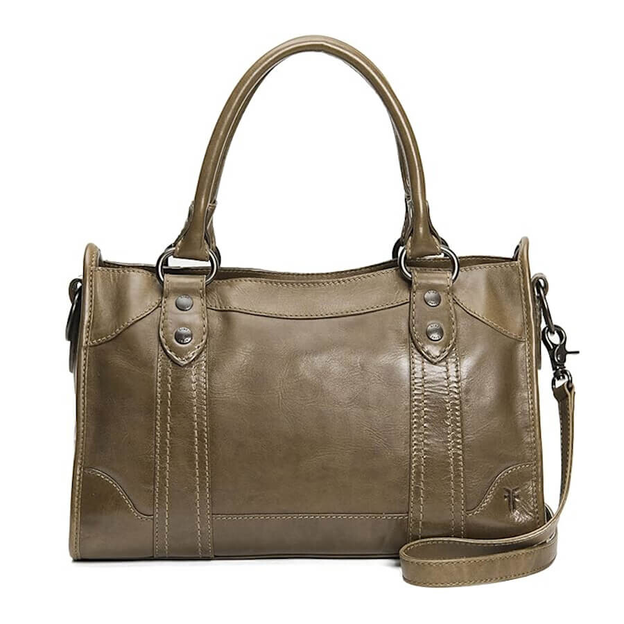 Кожаная сумка Frye Melissa Zip Satchel, хаки
Кожаная сумка Frye Melissa Zip Satchel, хаки