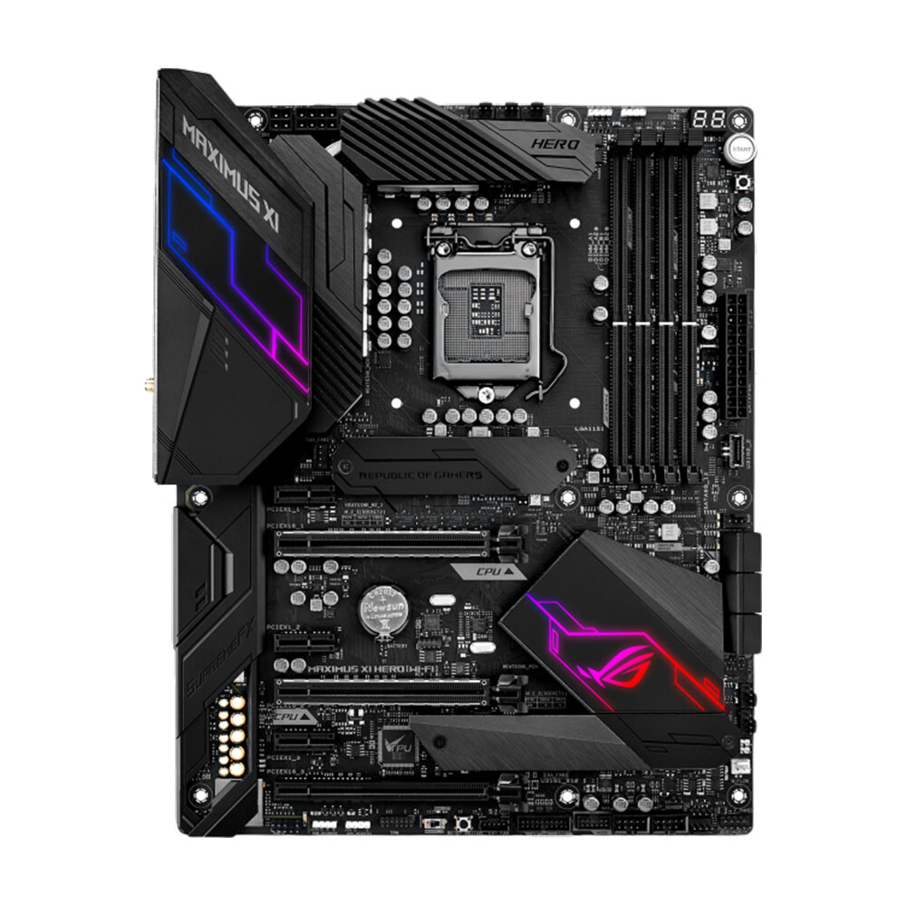 Материнская плата ASUS ROG Maximus XI Hero, LGA1151, DDR4, Wi-Fi 
Материнская плата ASUS ROG Maximus XI Hero, LGA1151, DDR4, Wi-Fi