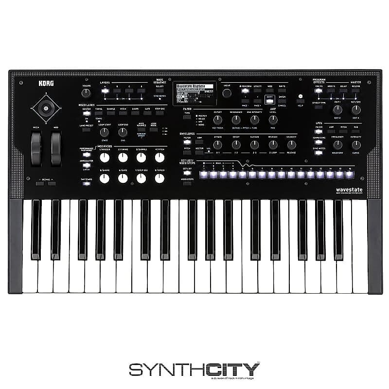 Korg Wavestate Wave Sequence Synthesizer Wavestate Wave Sequencing Synthesizer
Korg Wavestate Wave Sequence Synthesizer Wavestate Wave Sequencing Synthesizer