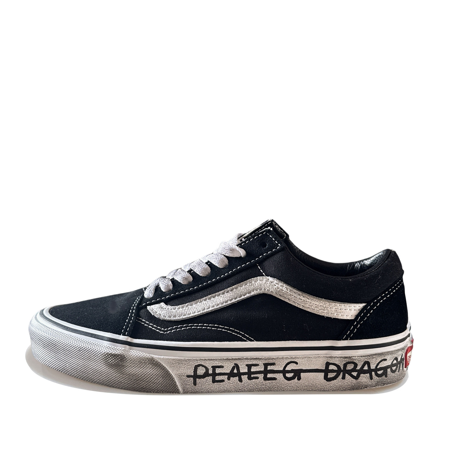 Old Skool устойчивые к истиранию низкие кроссовки для скейтбординга унисекс Vans, черный
Old Skool устойчивые к истиранию низкие кроссовки для скейтбординга унисекс Vans, черный