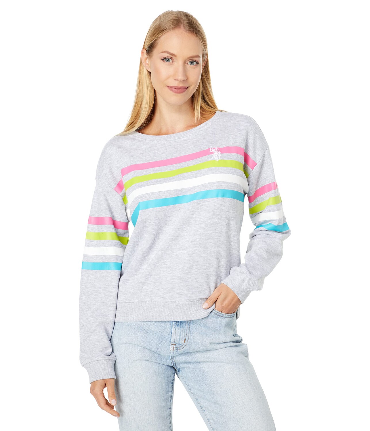 Пуловер U.S. POLO ASSN., Stripe Logo Pullover Crew Neck Sweatshirt, Серый, Пуловер U.S. POLO ASSN., Stripe Logo Pullover Crew Neck Sweatshirt
Пуловер U.S. POLO ASSN., Stripe Logo Pullover Crew Neck Sweatshirt, Серый, Пуловер U.S. POLO ASSN., Stripe Logo Pullover Crew Neck Sweatshirt