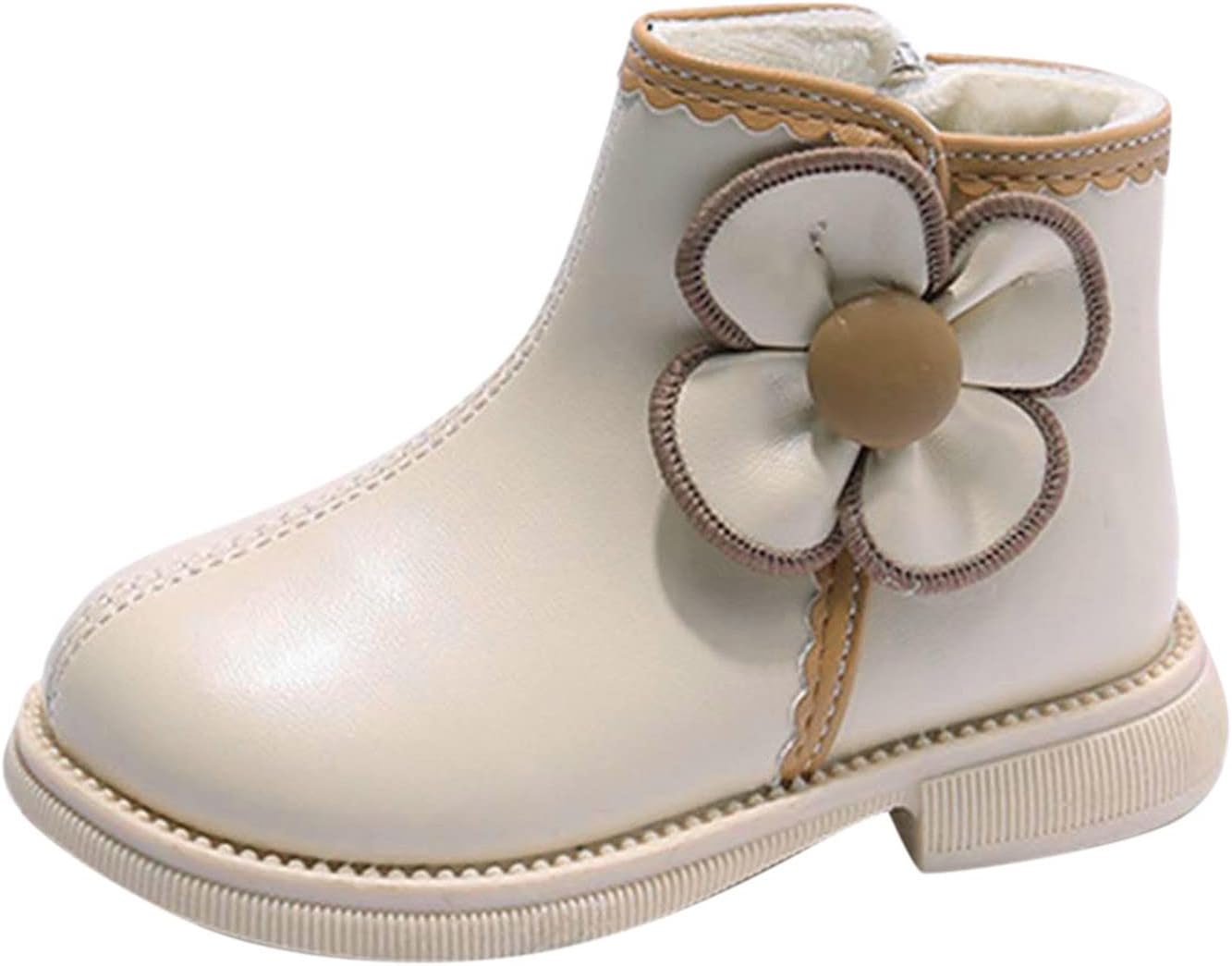 Ботинки для маленьких девочек до щиколотки, с круглым носком, низким каблуком, противоскользящие, короткие, водонепроницаемые, с подкладкой из флиса, милые, размер 4 Generic, White
Ботинки для маленьких девочек до щиколотки, с круглым носком, низким каблуком, противоскользящие, короткие, водонепроницаемые, с подкладкой из флиса, милые, размер 4 Generic, White