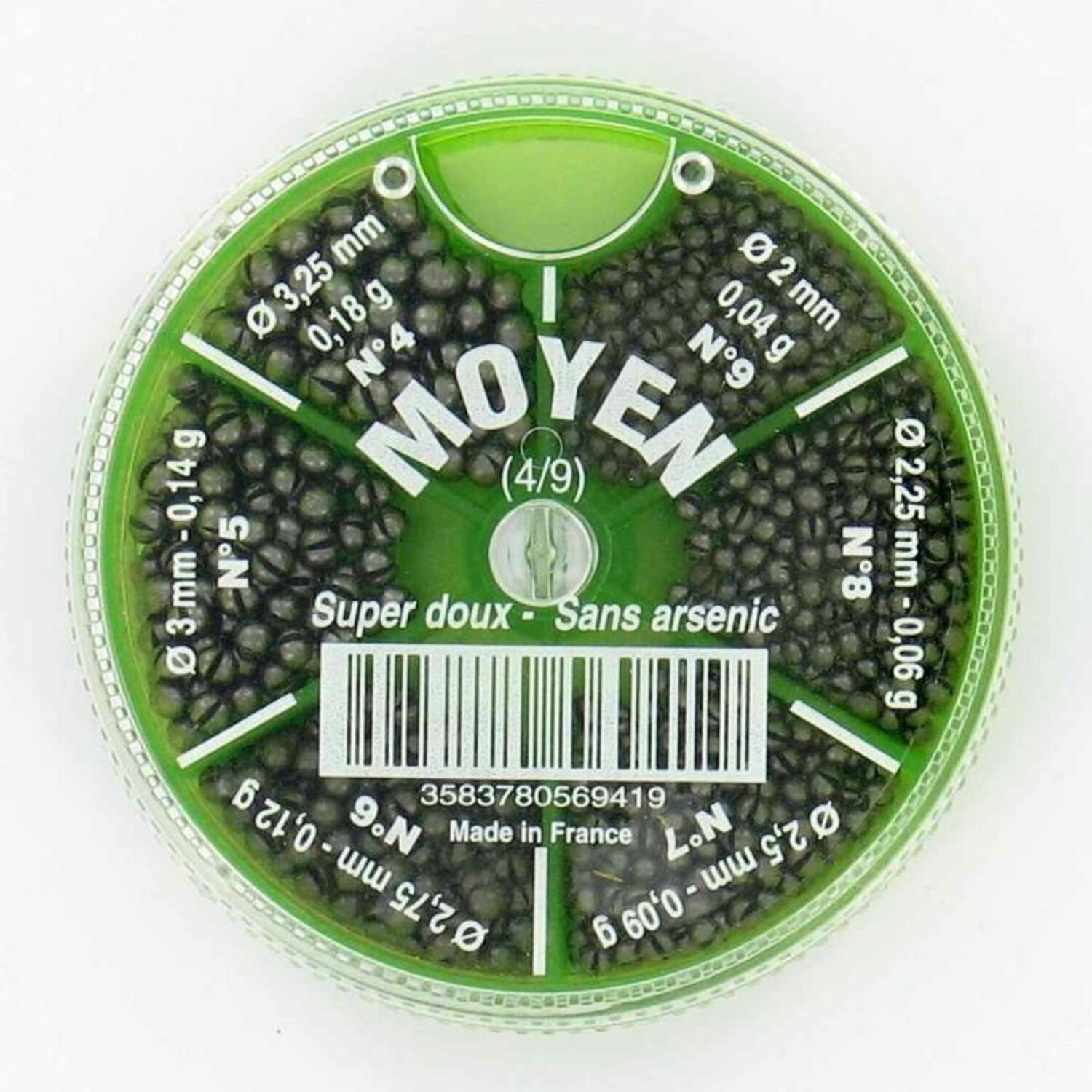 Раздельная свинцовая коробка с 6 отделениями CAPERLAN
Раздельная свинцовая коробка с 6 отделениями CAPERLAN