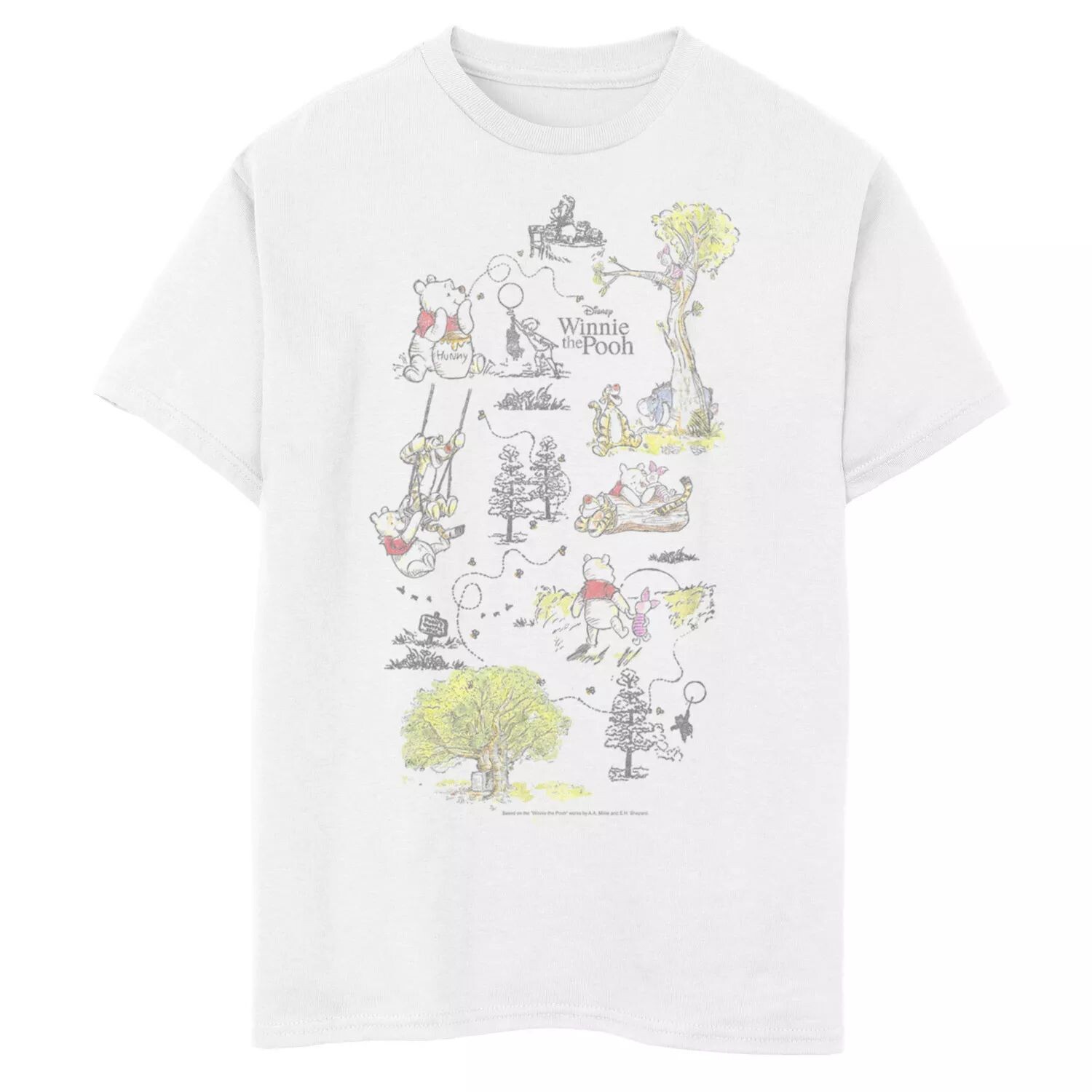 Деревянная футболка с изображением Винни-Пуха для мальчиков 8–20 лет, групповая фотография, площадью 100 акров Disney
Деревянная футболка с изображением Винни-Пуха для мальчиков 8–20 лет, групповая фотография, площадью 100 акров Disney