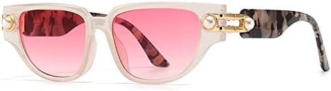 Модные ретро-солнцезащитные очки «кошачий глаз» для женщин, стильные солнцезащитные очки в маленькой оправе с жемчужным блеском и защитой от УФ-излучения UV400 MTZJH, C4
Модные ретро-солнцезащитные очки «кошачий глаз» для женщин, стильные солнцезащитные очки в маленькой оправе с жемчужным блеском и защитой от УФ-излучения UV400 MTZJH, C4