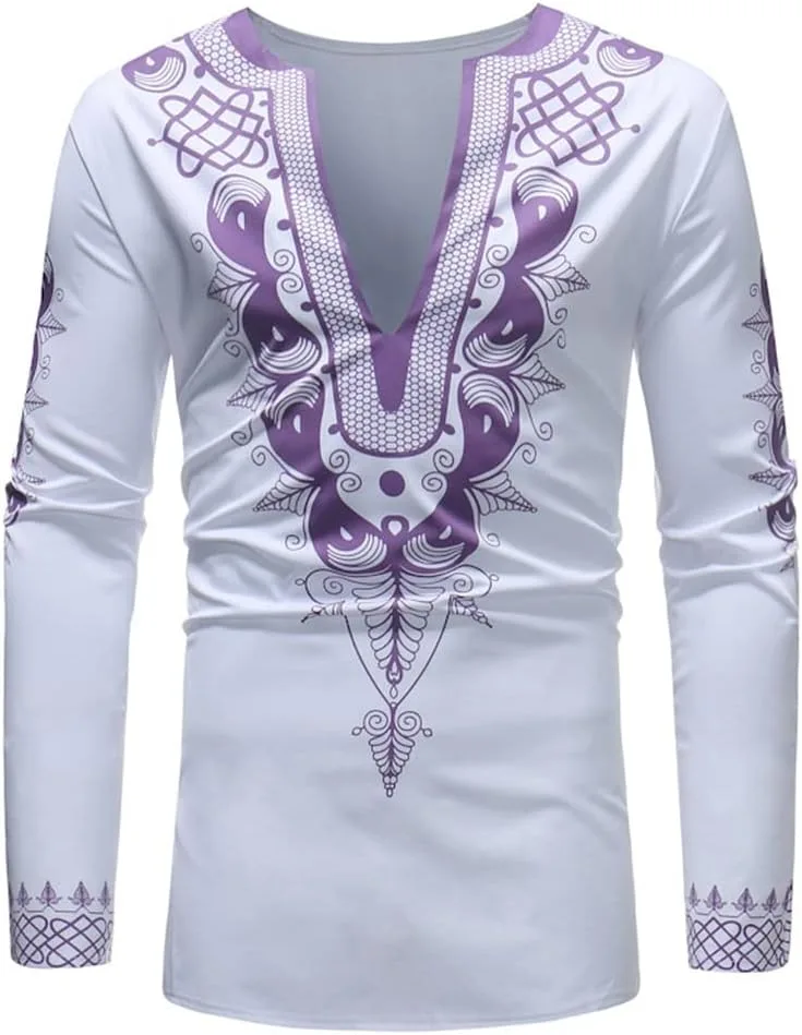 Yankia африканская мужская рубашка с принтом дашики, длинный рукав, цвет white
Yankia африканская мужская рубашка с принтом дашики, длинный рукав, цвет white