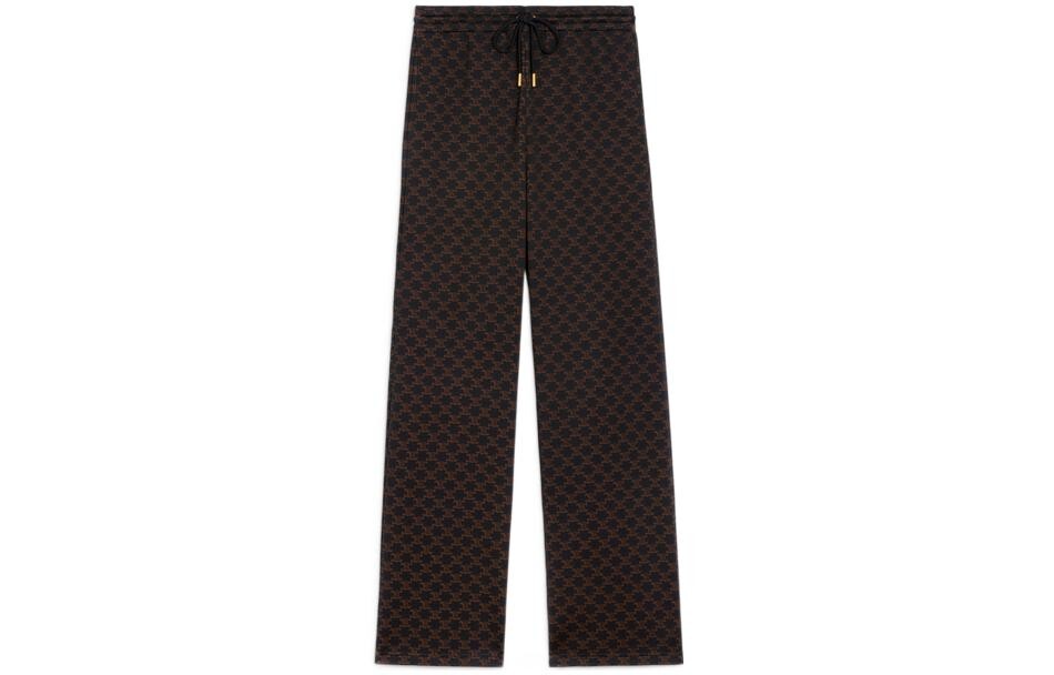 Трикотажные спортивные штаны женские черные/коричневые Celine
Трикотажные спортивные штаны женские черные/коричневые Celine