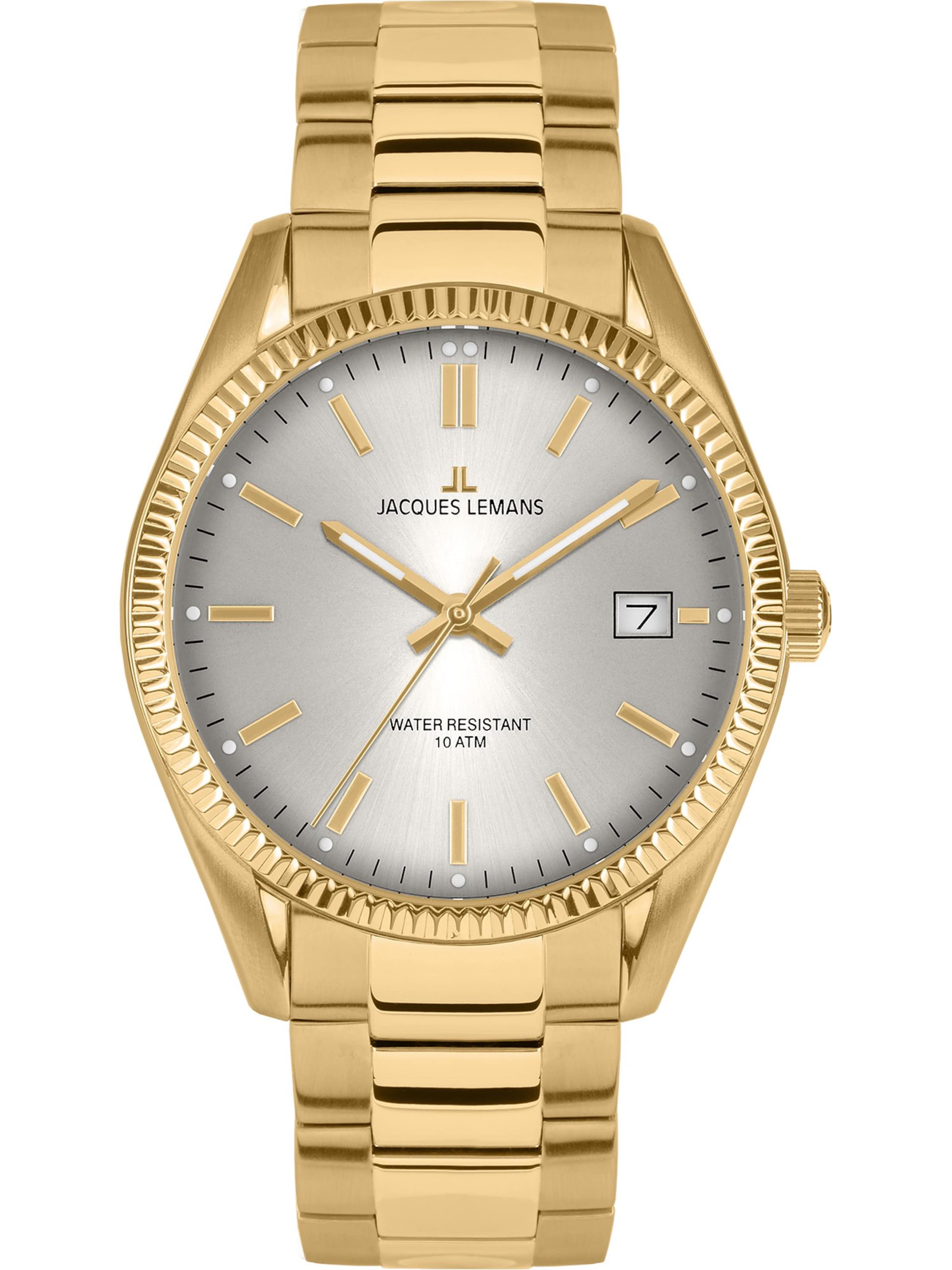 Jacques Lemans Серебряные аналоговые часы
Jacques Lemans Серебряные аналоговые часы