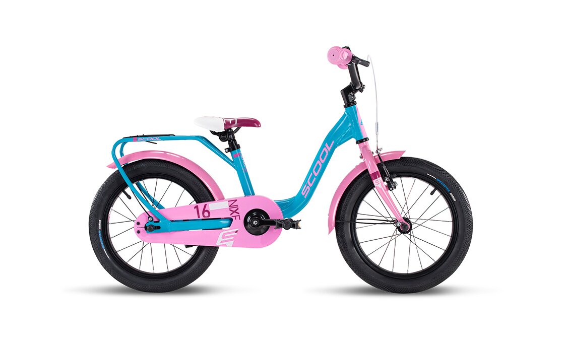 Детский велосипед S'cool niXe 16 1-Gang - 16 дюймов - Tiefeinsteiger - 2025, цвет Blau|Ocean/Pink
Детский велосипед S'cool niXe 16 1-Gang - 16 дюймов - Tiefeinsteiger - 2025, цвет Blau|Ocean/Pink