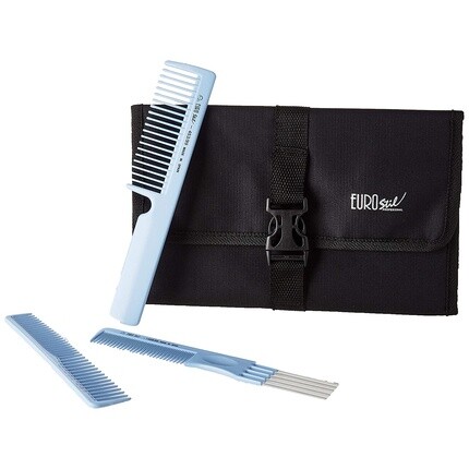 Eurostil Профессиональный футляр с 9 цветными расческами и застежкой
Eurostil Профессиональный футляр с 9 цветными расческами и застежкой