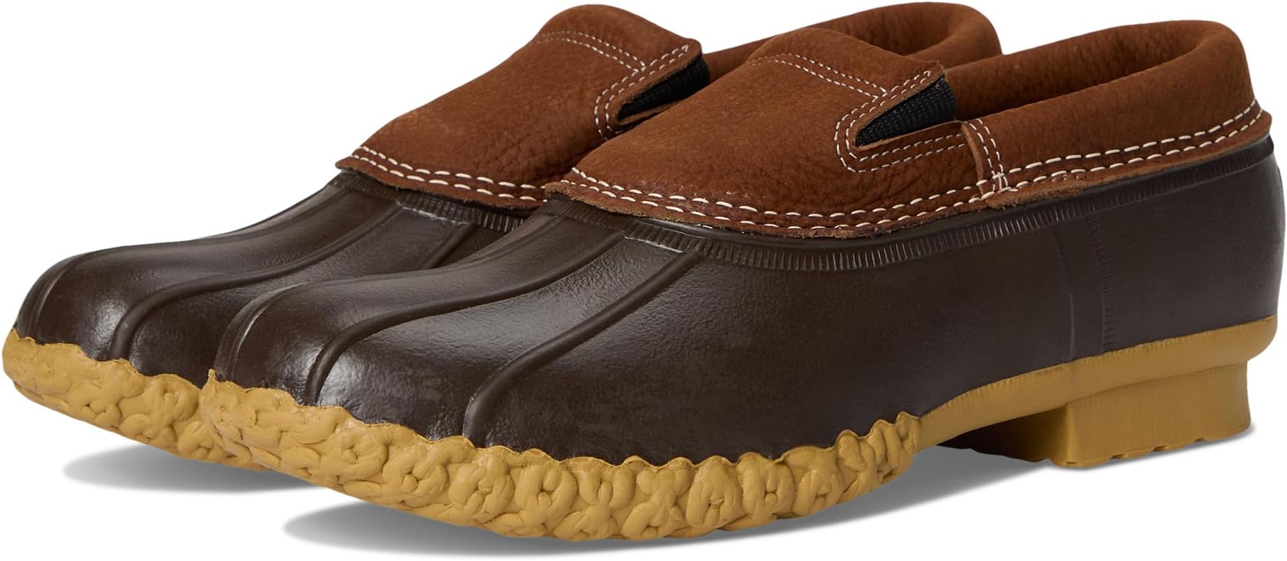 Ботинки L.L.Bean Rubber Moc Slip-On, цвет Allspice/Bean Boot Brown/Gum 
Ботинки L.L.Bean Rubber Moc Slip-On, цвет Allspice/Bean Boot Brown/Gum