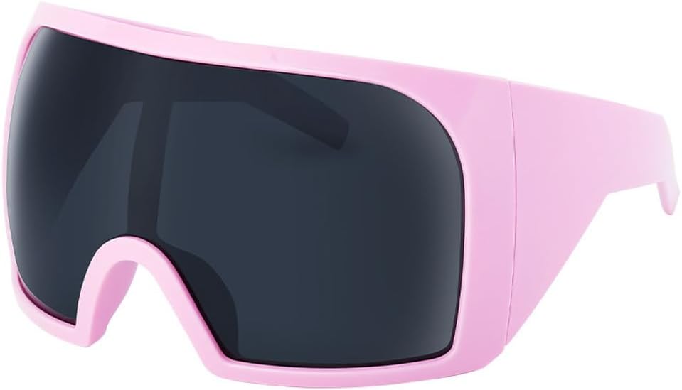 Большие панк-солнцезащитные очки для женщин, спортивные солнцезащитные очки для мужчин, модные цельные солнцезащитные очки для занятий спортом на открытом воздухе WNCKSQ, C9 Pink Gray
Большие панк-солнцезащитные очки для женщин, спортивные солнцезащитные очки для мужчин, модные цельные солнцезащитные очки для занятий спортом на открытом воздухе WNCKSQ, C9 Pink Gray