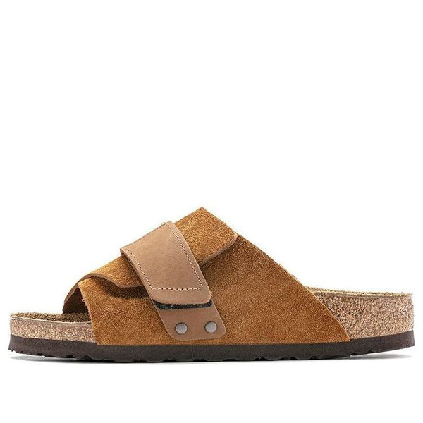 Тапочки kyoto nubuck-suede leather sandals 'mink' Birkenstock, оранжевый
Тапочки kyoto nubuck-suede leather sandals 'mink' Birkenstock, оранжевый